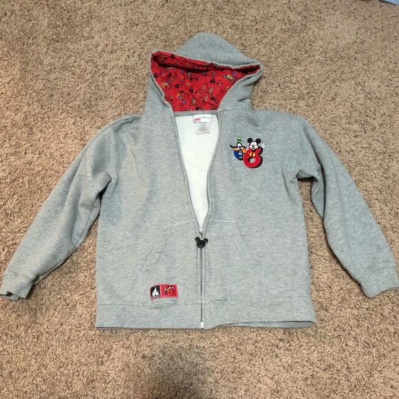Walt Disney World Zip Up Hoodie Goofy & Mickey